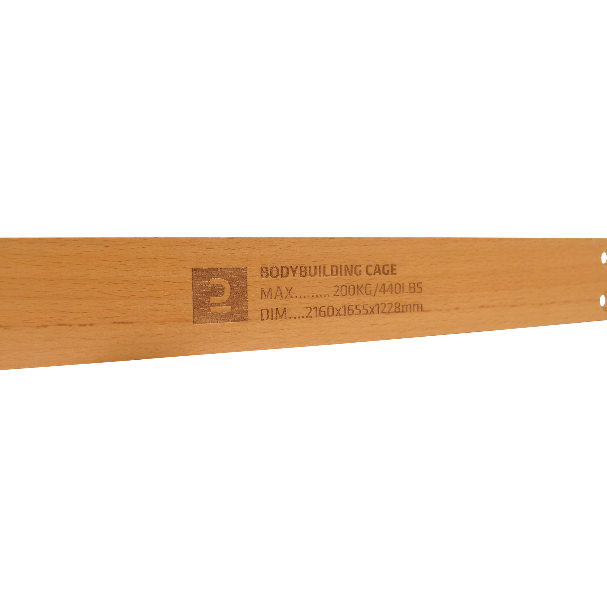 RACK DE MUSCULATION 900 - PROTECTION BOIS 2/4