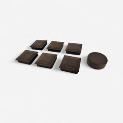 RACK DE MUSCULATION 900 - EMBOUTS PLASTIQUE