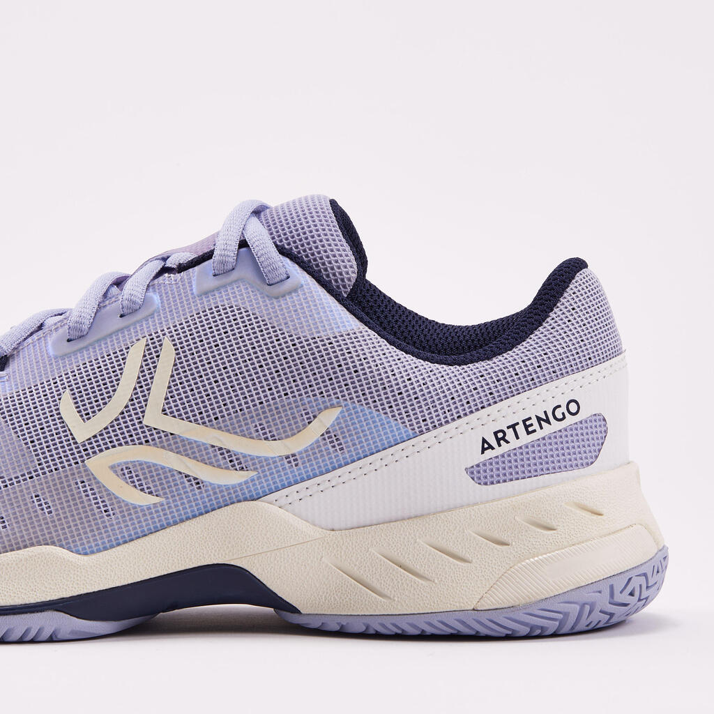 Calzado de tenis para mujer Multipista - Artengo FAST Azul lavanda