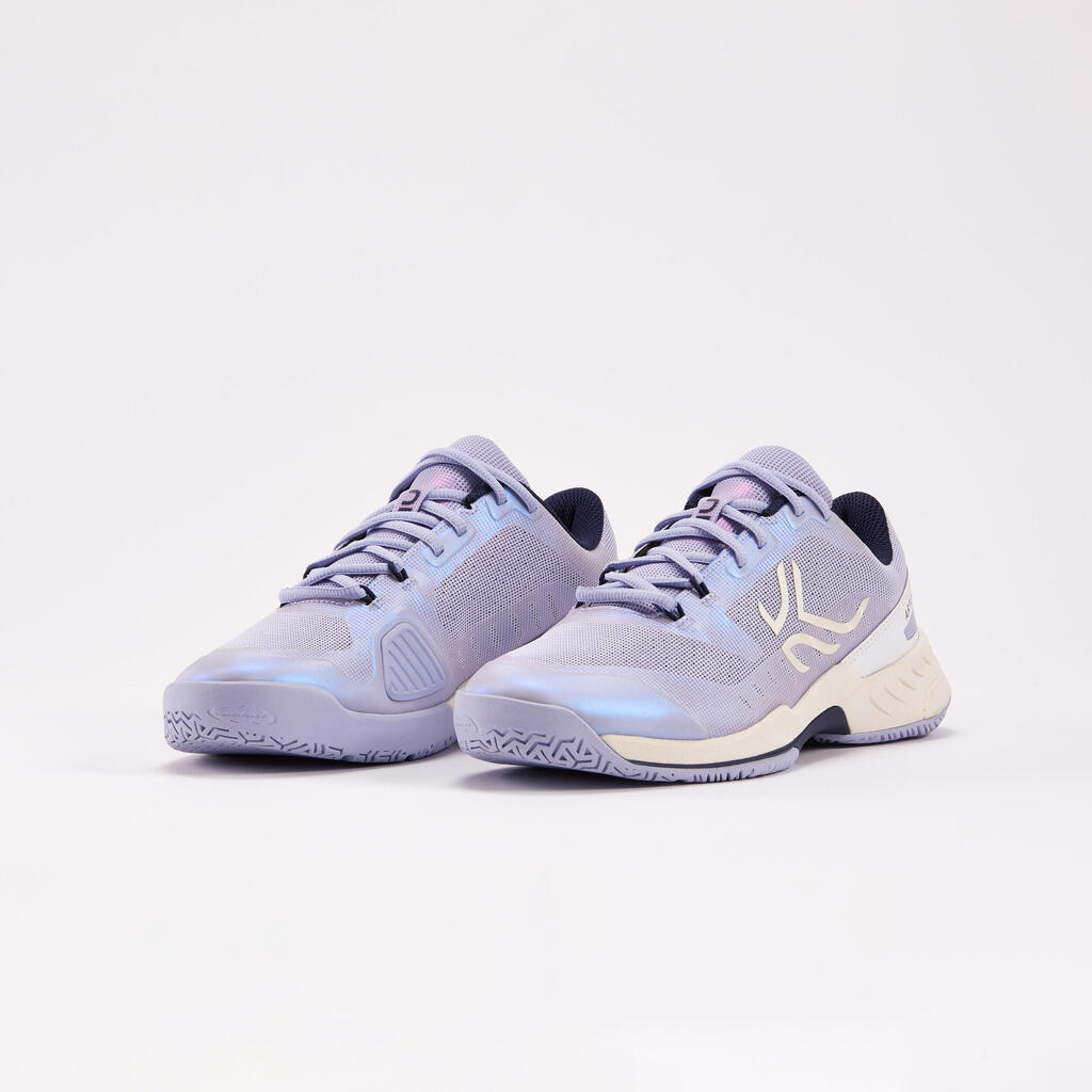 Calzado de tenis para mujer Multipista - Artengo FAST Azul lavanda