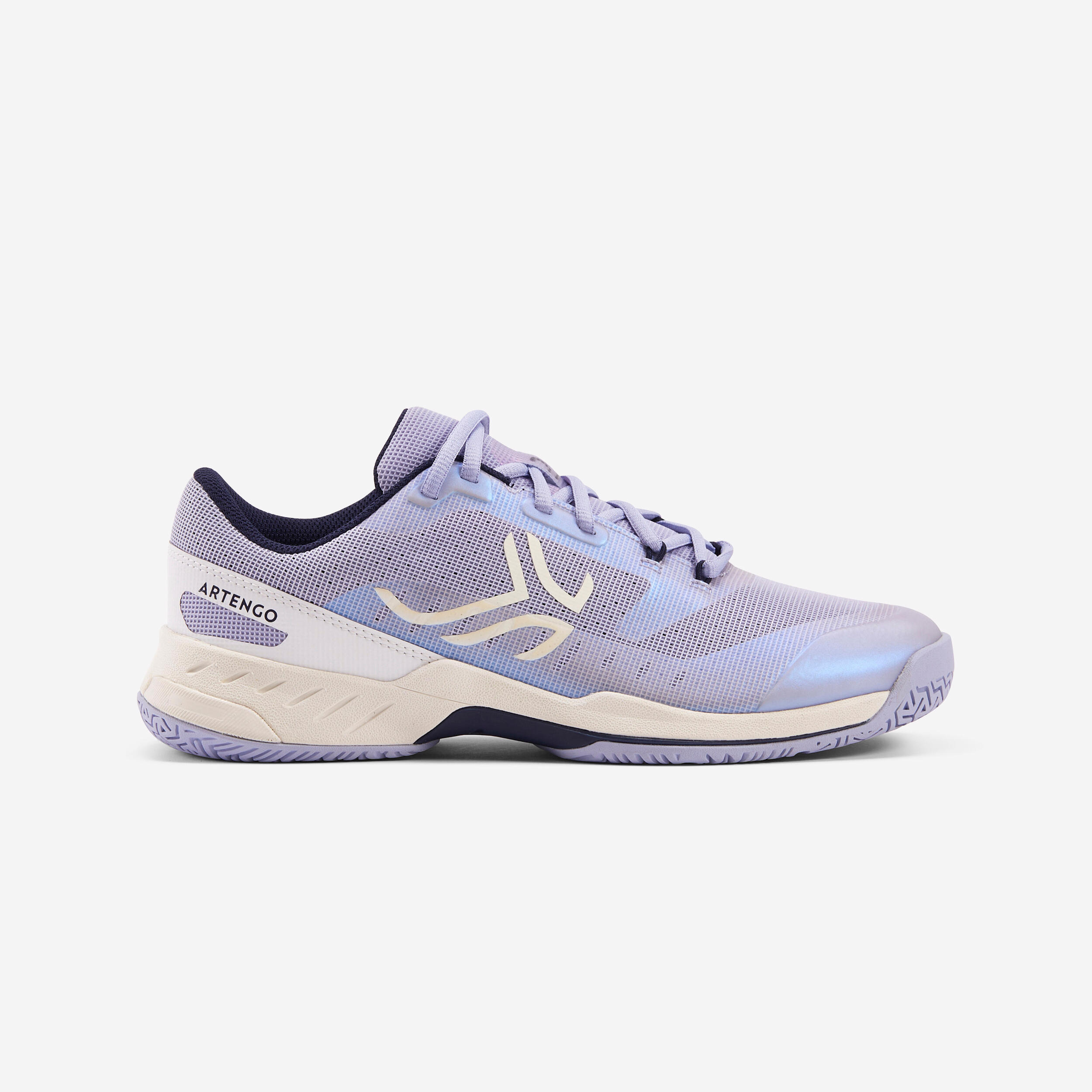 Women's Multicourt tennis shoes - Artengo FAST Lavender Blue