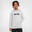 SWEAT-SHIRT DE BASKETBALL POUR GARCON/FILLE H100 GRIS CLAIR GAME