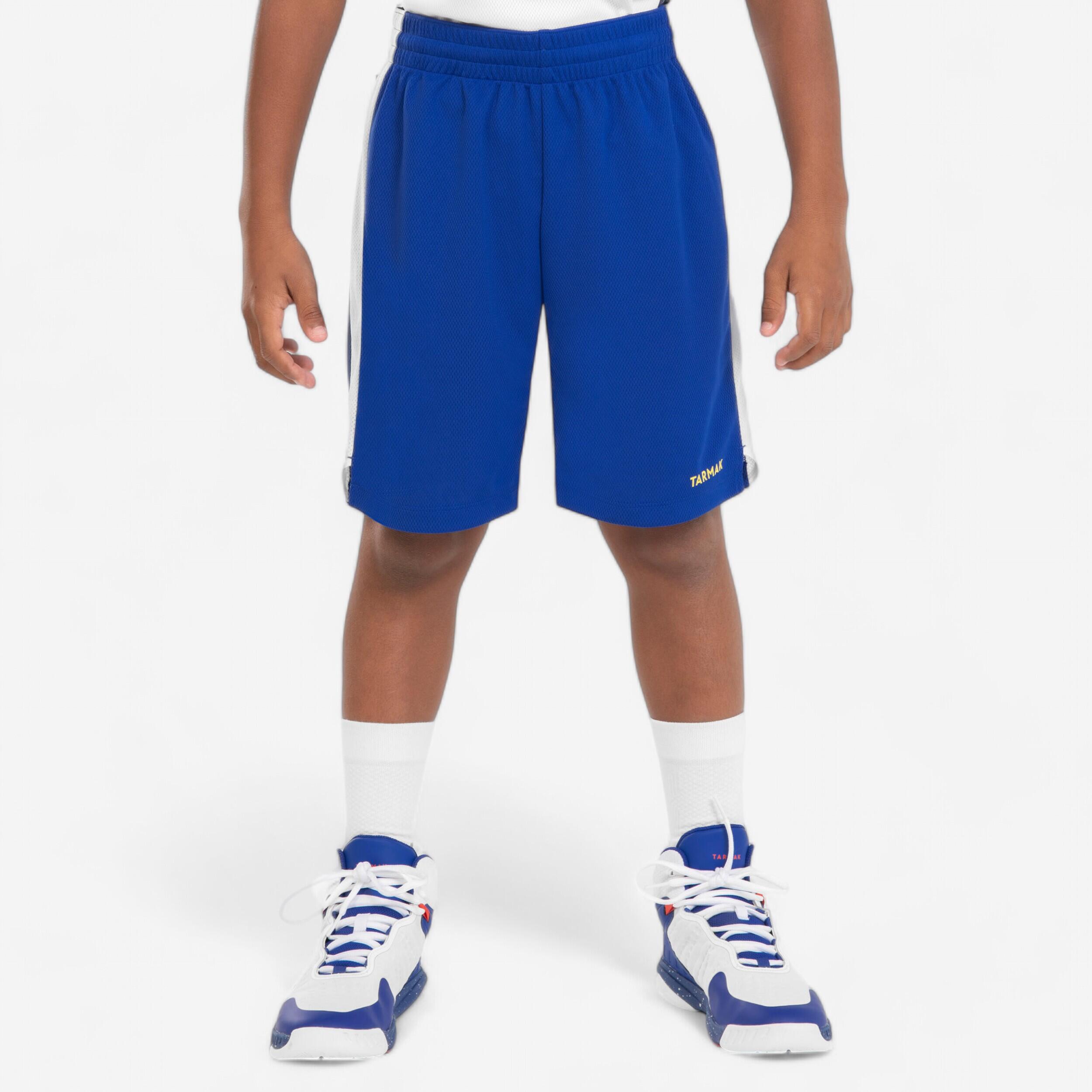 Kids' Basketball Shorts SH500 - Blue
