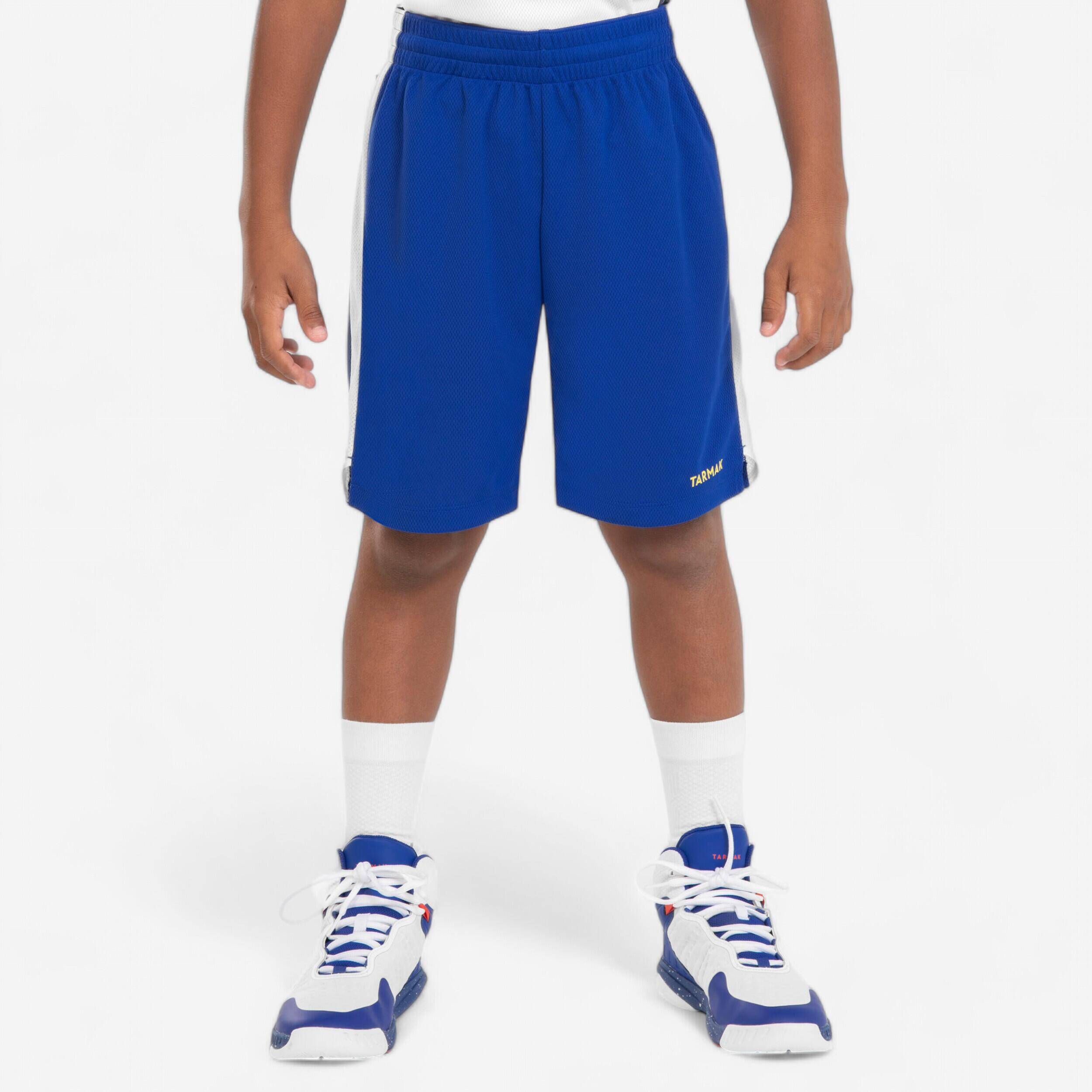 Kids' Basketball Shorts SH500 - Blue