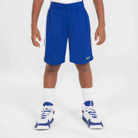 Kids' Basketball Shorts SH500 - Blue