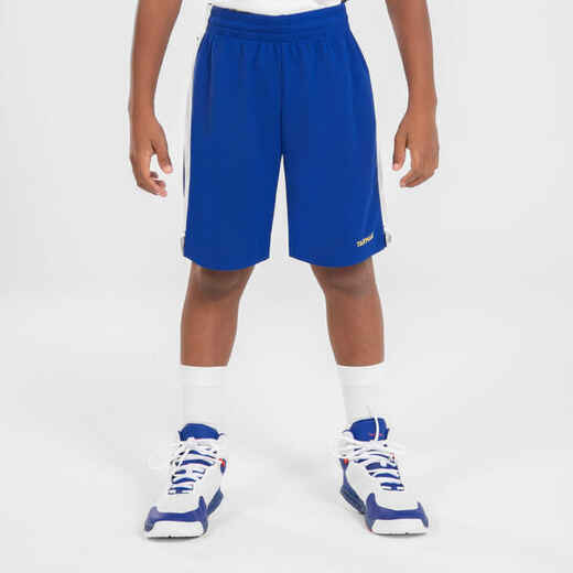 
      Kids' Basketball Shorts SH500 - Blue
  