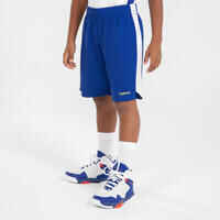 Kids' Basketball Shorts SH500 - Blue