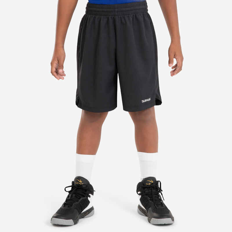 SHORT DE BALONCESTO NIÑOS - SH500 NEGRO