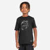Bērnu basketbola T krekls/ džersijs “TS500 Fast”, melns