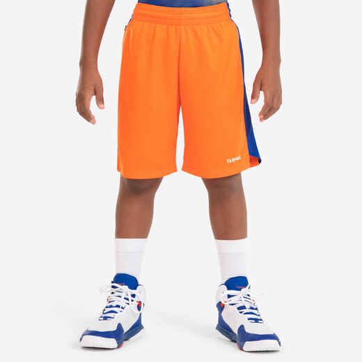
      Kratke hlače za košarku 500 dječje narančaste
  