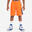 Dětské basketbalové kraťasy SH500 oranžové 