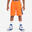 SHORT DE BASKETBALL ENFANT - SH500 ORANGE