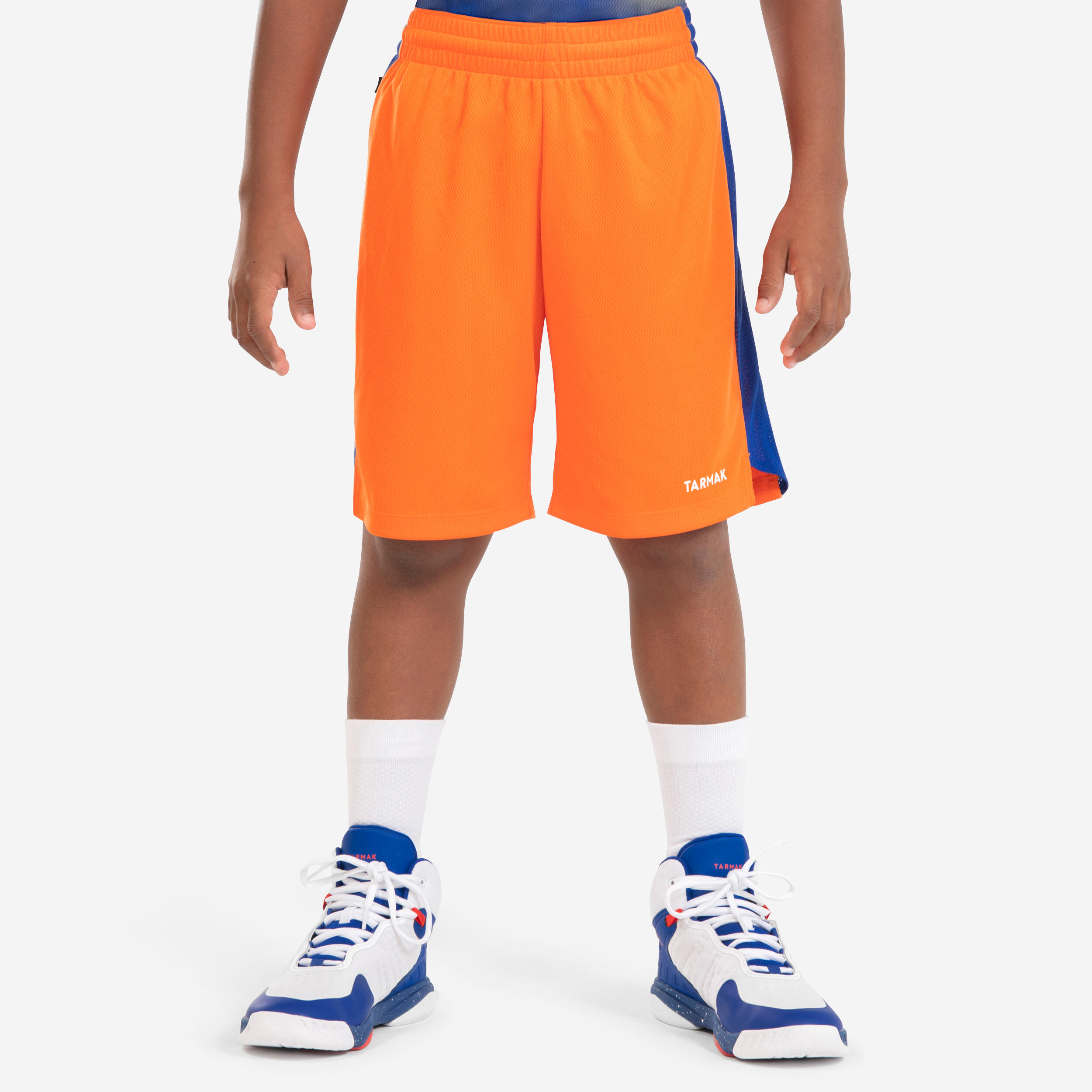 short de basketball enfant - sh500 orange - tarmak
