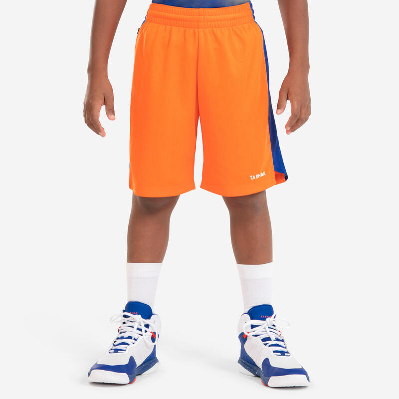 SHORT DE BALONCESTO NIÑOS - SH500 NARANJA