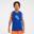 Basketbal shirt kind T500 blauw/oranje