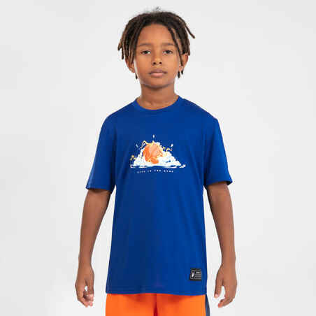 Otroška košarkarska majica / dres TS500 Fast - modra