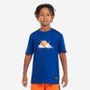 T-SHIRT / MAILLOT DE BASKETBALL ENFANT - TS500 FAST BLEU ELECTRIC