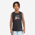 Kids' Sleeveless Basketball Jersey T500 - Black
