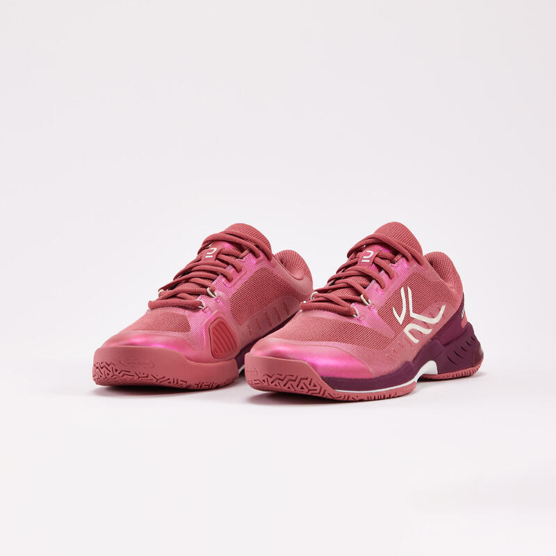 Chaussures de tennis Femme Multicourt - Artengo FAST Rose