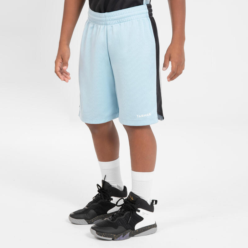 Kinder Basketball Shorts - SH500 hellblau