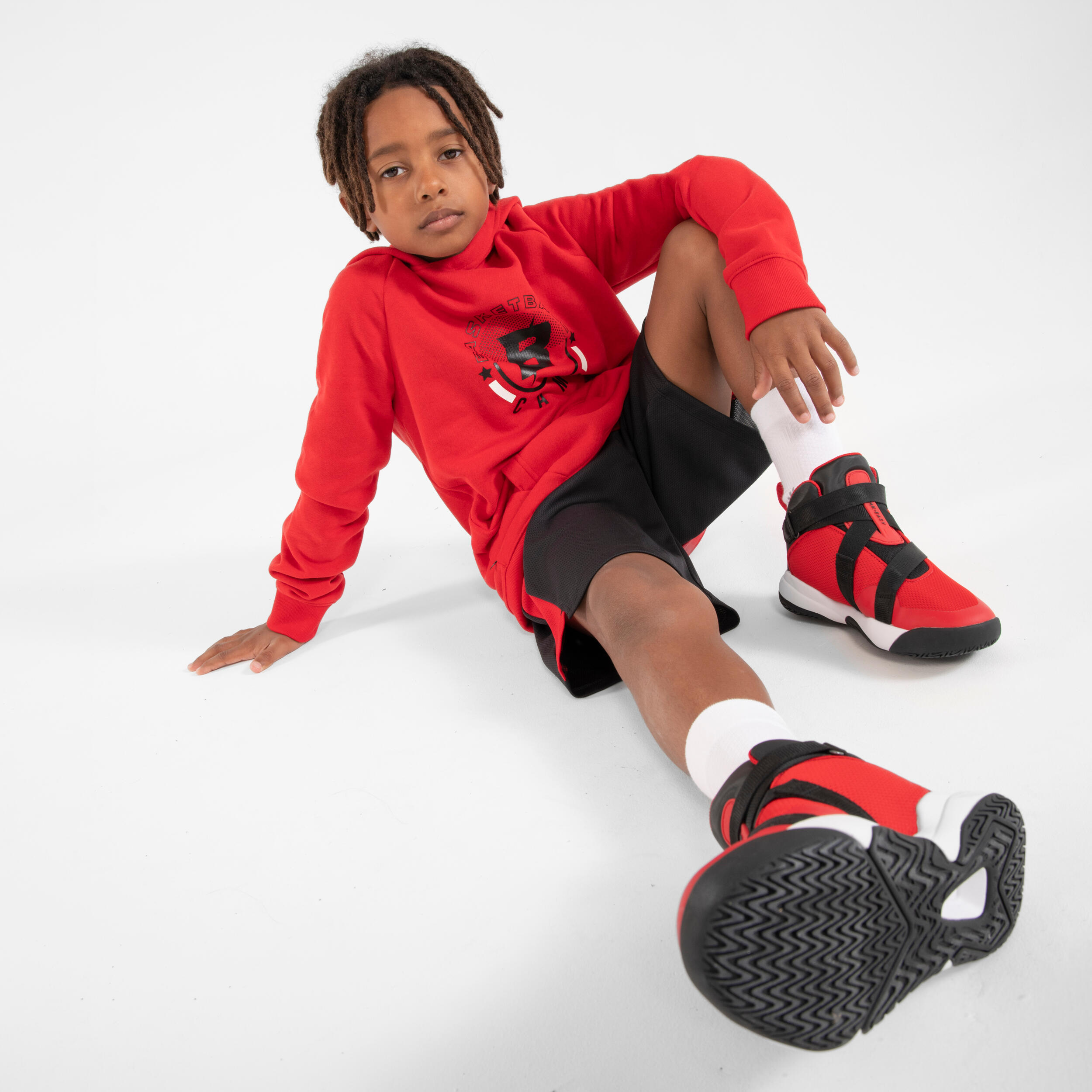 Kids' Basketball Shoes Easy X - Red 8/8