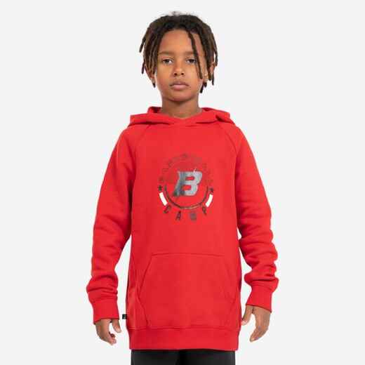 
      Kids' Basketball Hoodie H100 - Red
  