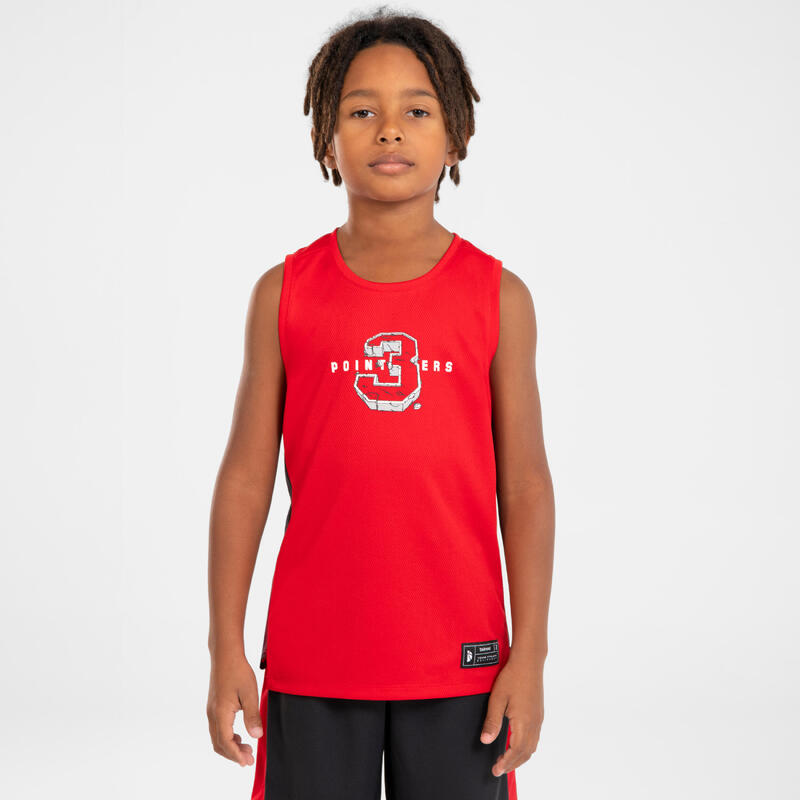 TARMAK Çocuk Basketbol Forması - Kırmızı - T500