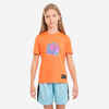 Vaikiški krepšinio marškinėliai „TS500 Fast“, oranžiniai