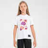 T-SHIRT / MAILLOT DE BASKETBALL ENFANT - TS500 FAST BLANC