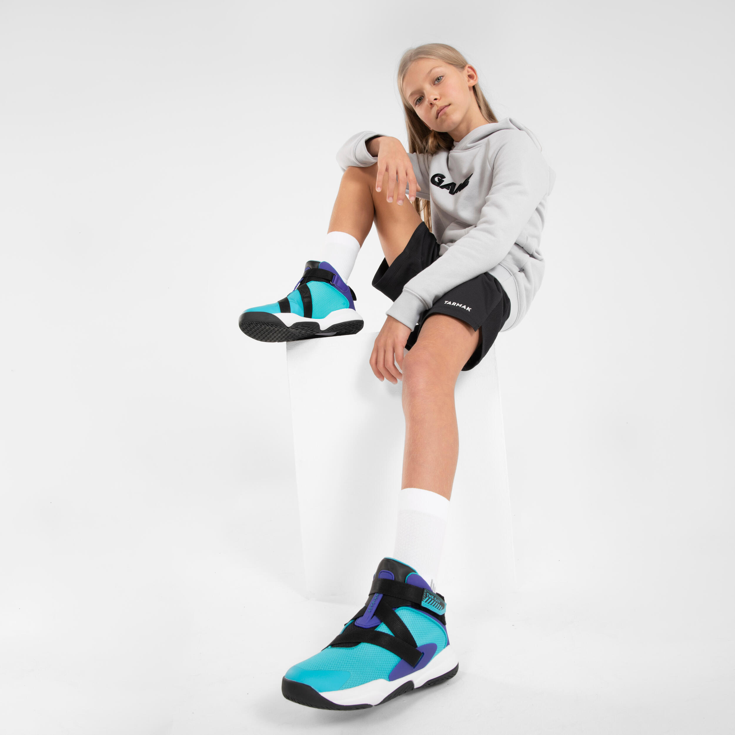 Kids Basketball Shorts SH100 - Black