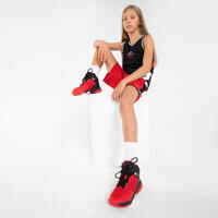 נעלי כדורסל בינוניות לילדים SS500H - אדום