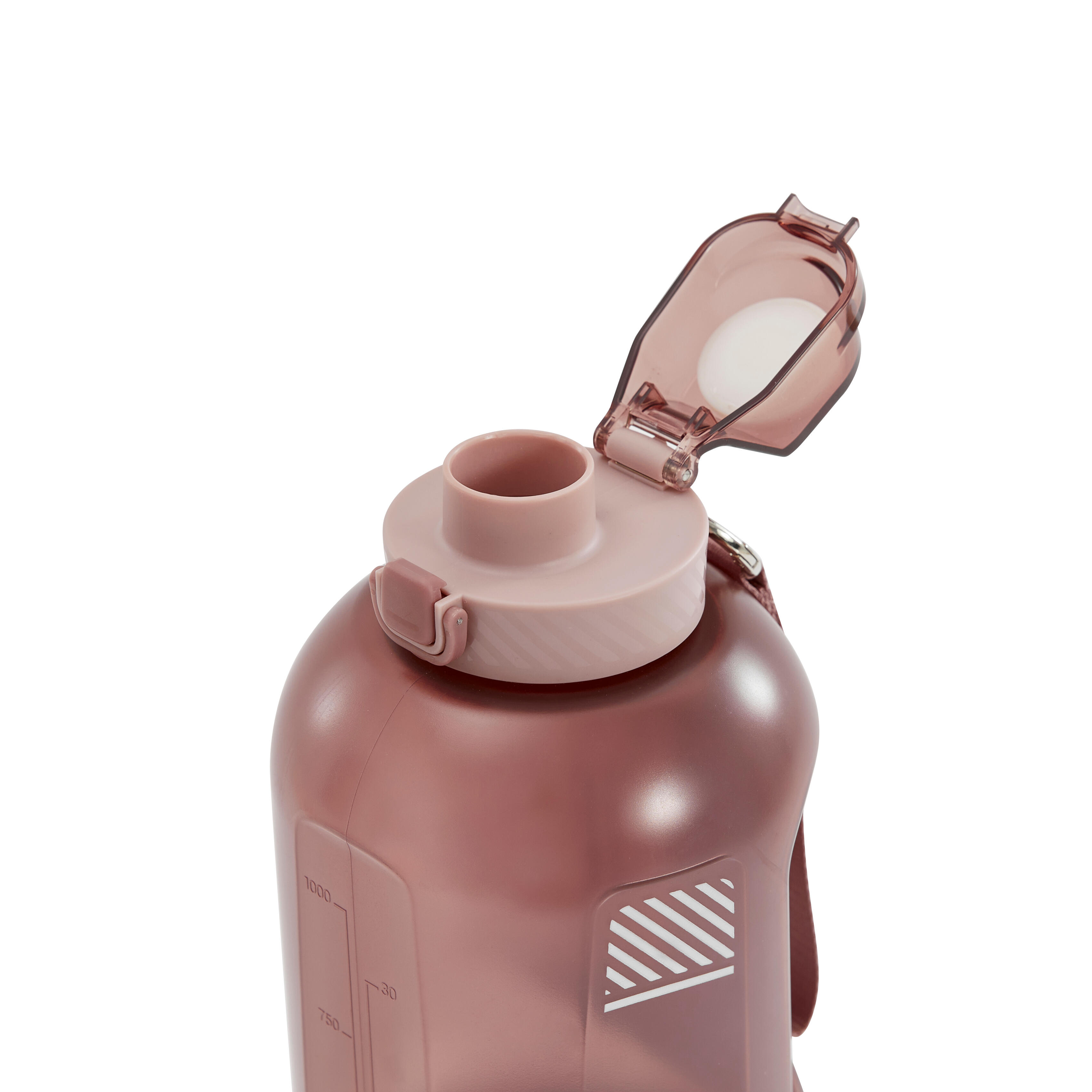 Gallon Water Bottle, 1.3L, Leak-Proof Cap, Multi-Purpose - Pink