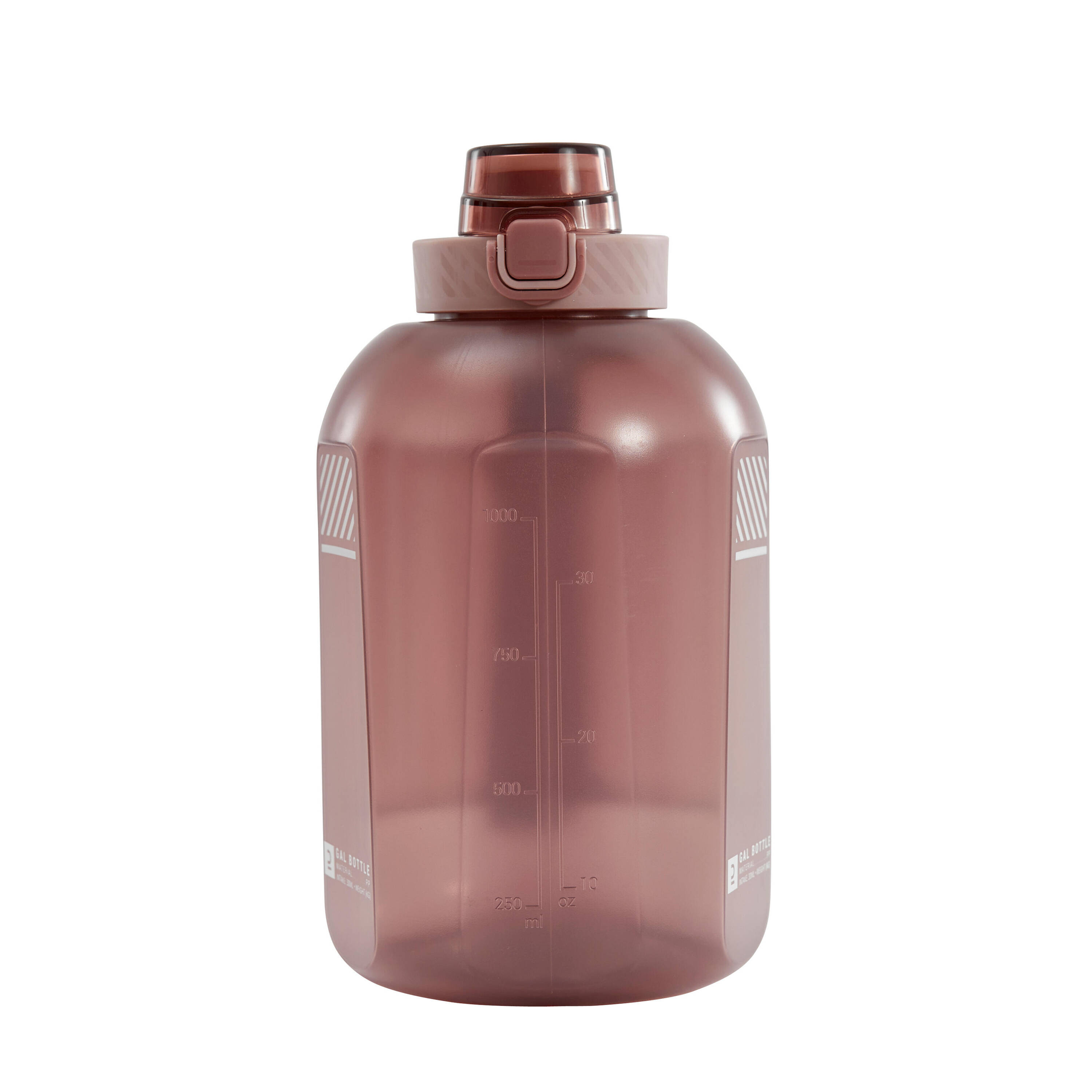 Gallon Water Bottle, 1.3L, Leak-Proof Cap, Multi-Purpose - Pink -  2