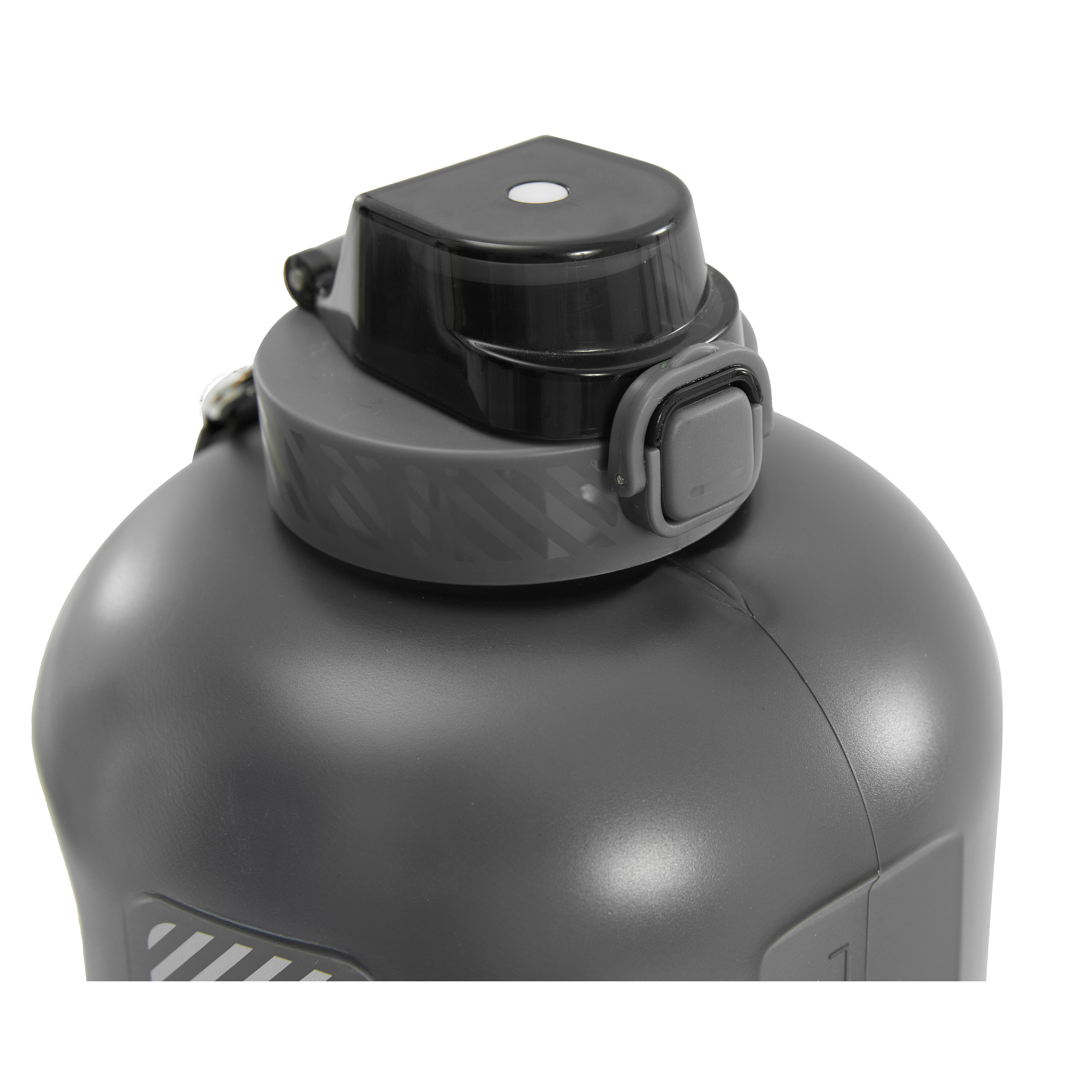 Gallon Water Bottle, 2.2L, Leak-Proof Cap, Multi-Purpose - Grey