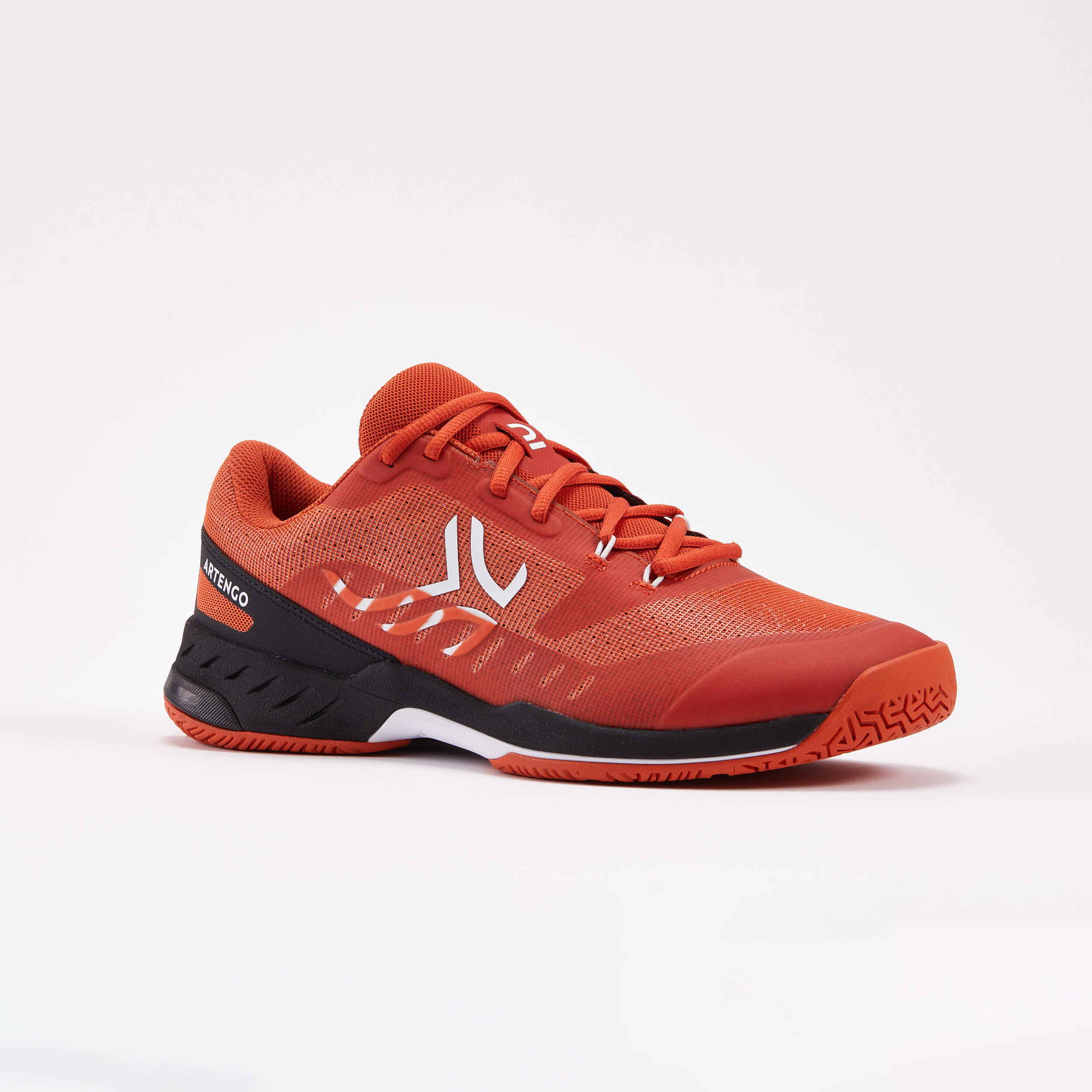 Men's Multicourt Tennis Shoes Fast - Terracotta Red/Black 2/9