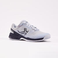 Chaussures de tennis Homme Multicourt - Artengo FAST Gris Clair Bleu