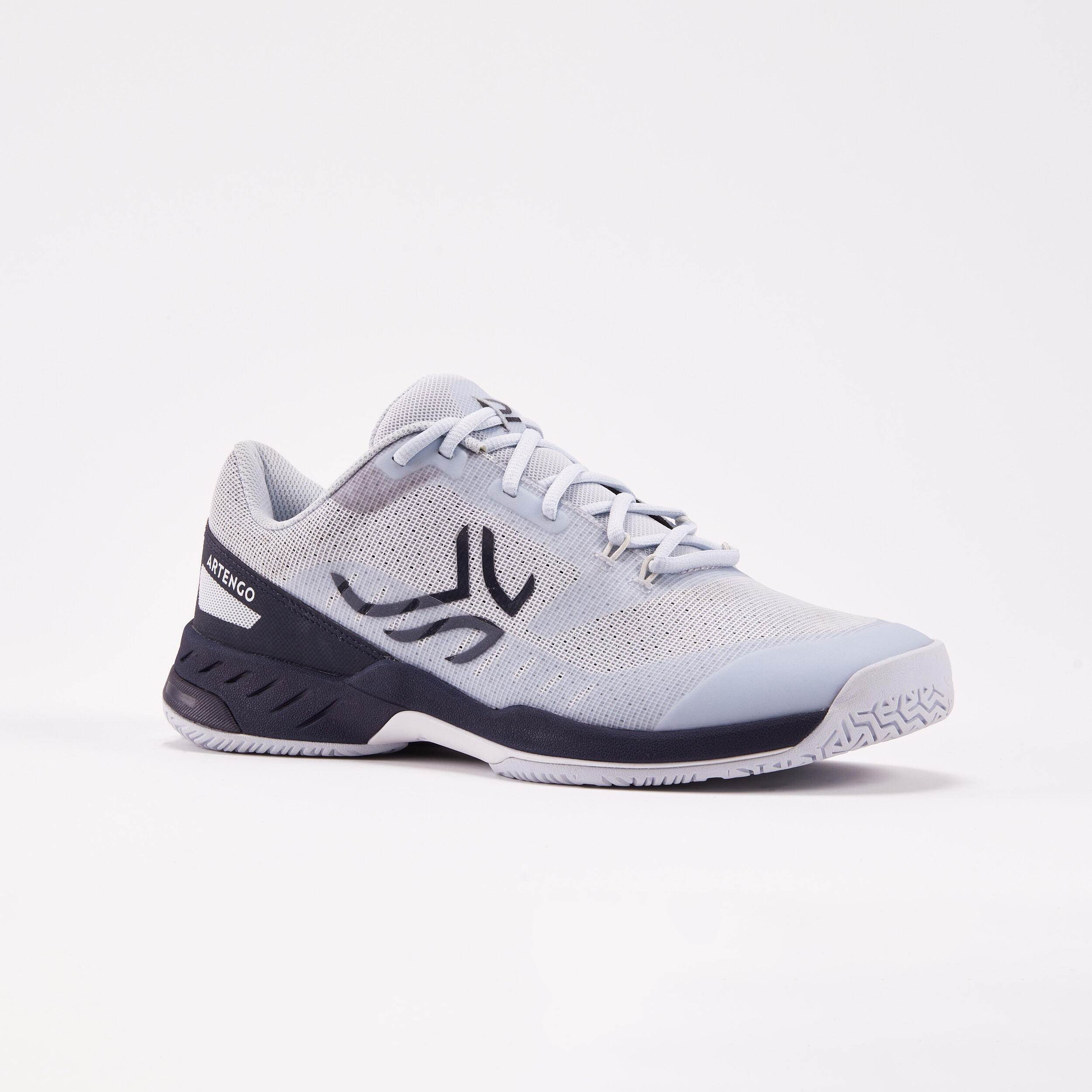 Men's Multicourt Tennis Shoes - Light Grey/Blue 3/9