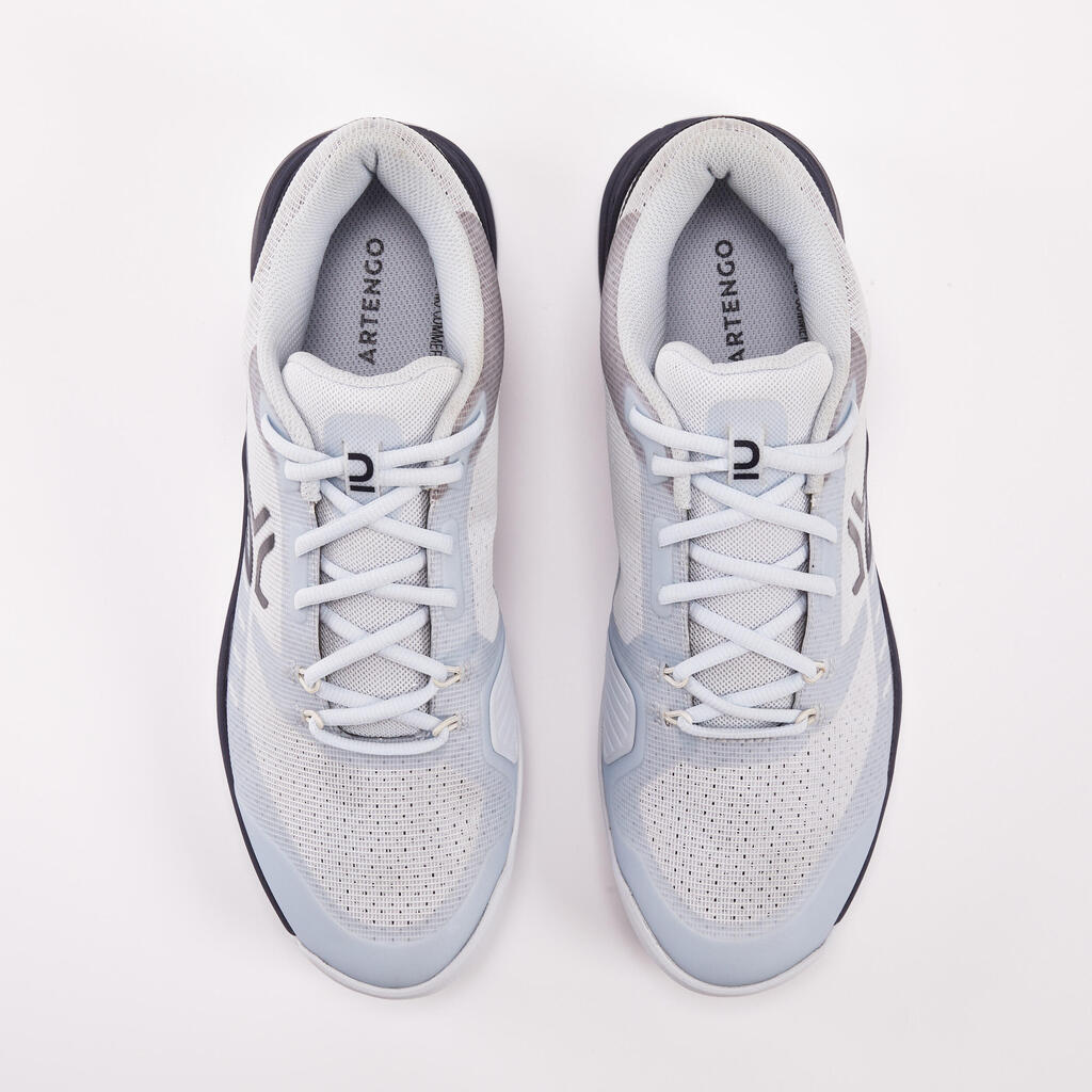 Pánska tenisová obuv Fast na rôzne povrchy svetlosivo-modrá