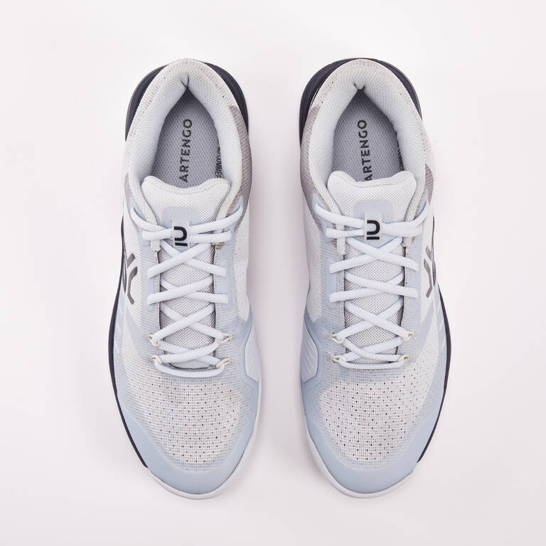 Men's Multicourt Tennis Shoes - Light Grey/Blue