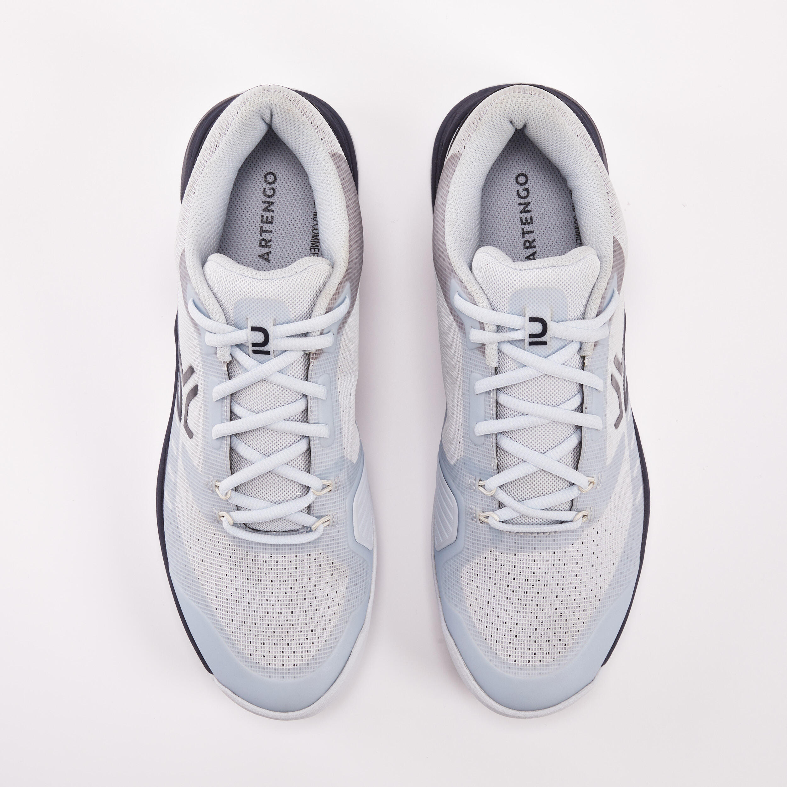 Men's Multicourt Tennis Shoes - Light Grey/Blue 6/9