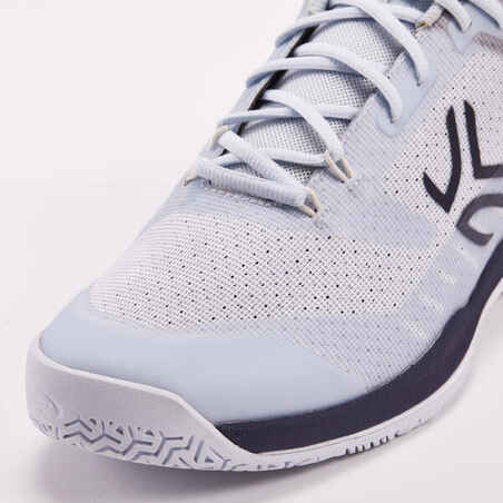 Men's Multicourt Tennis Shoes - Light Grey/Blue