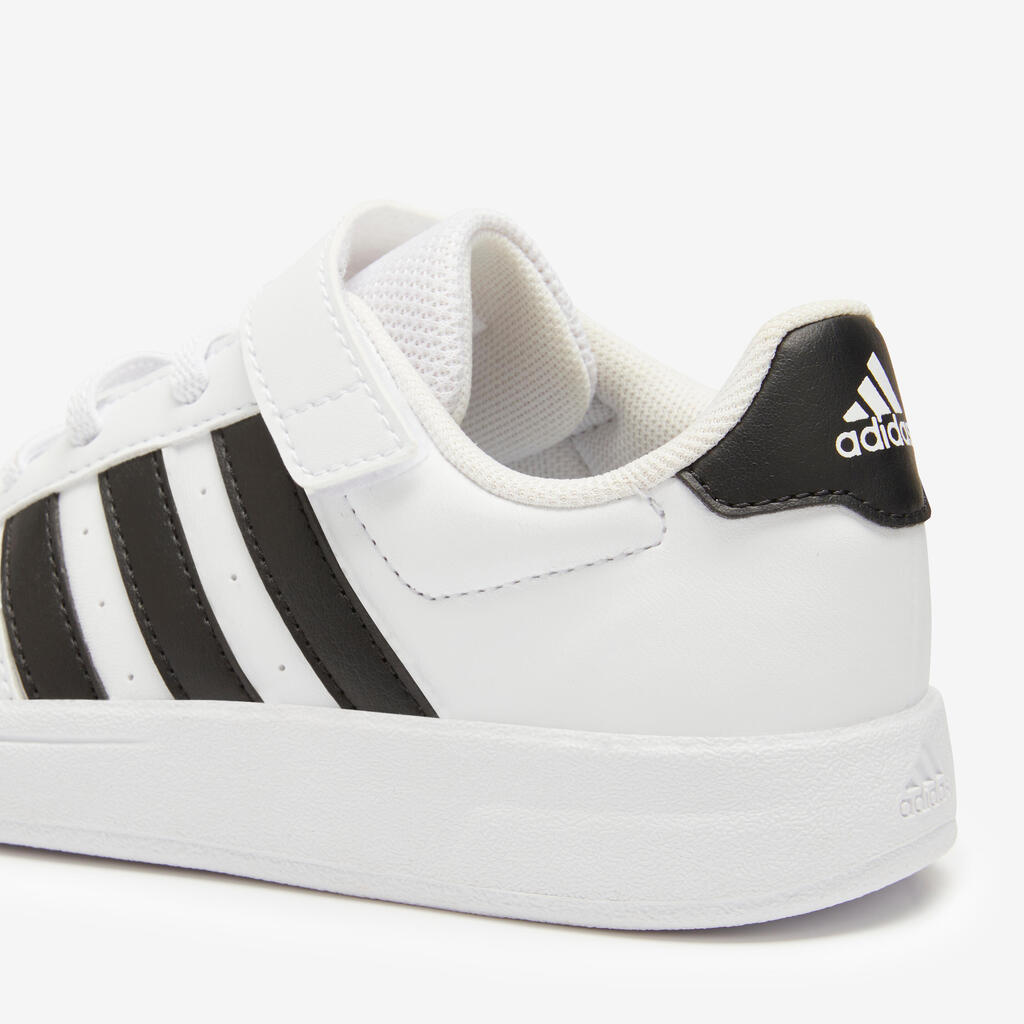 Kids' Rip-Tab Trainers Breaknet - White/Black