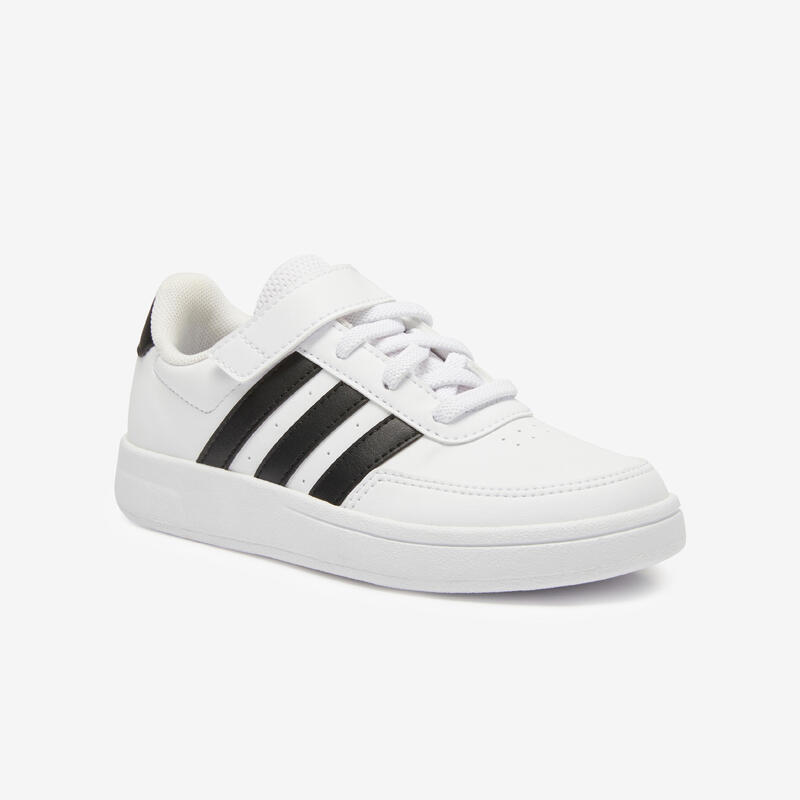 Zapatillas Deportivas Tira Velcro Niños Adidas Breaknet Blanco/Negro