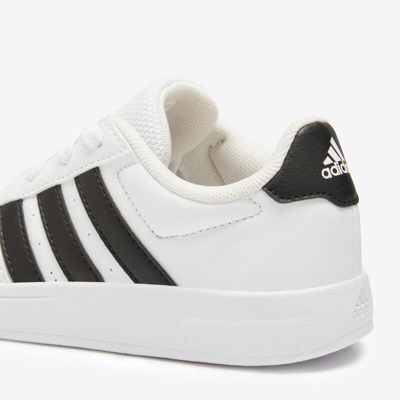 Adidas Turnschuhe Kinder Schnürung - Breaknet weiβ/schwarz 