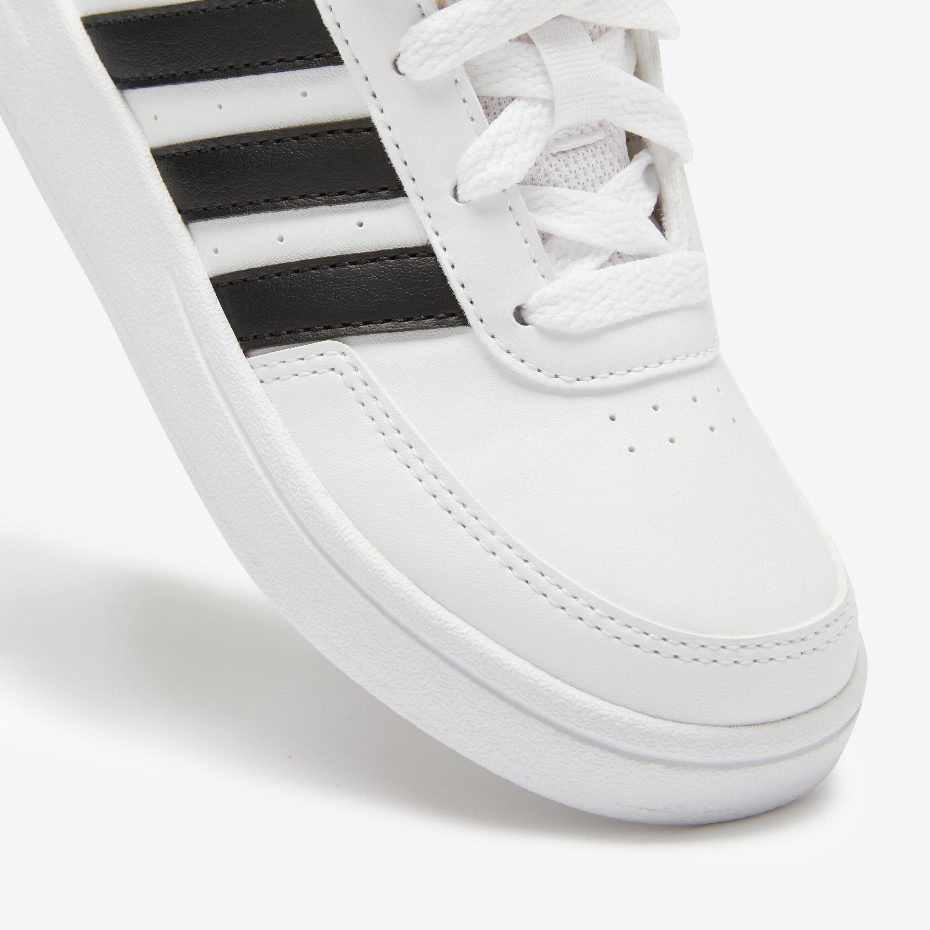 Kids' Lace-Up Trainers Breaknet - White/Black 4/7