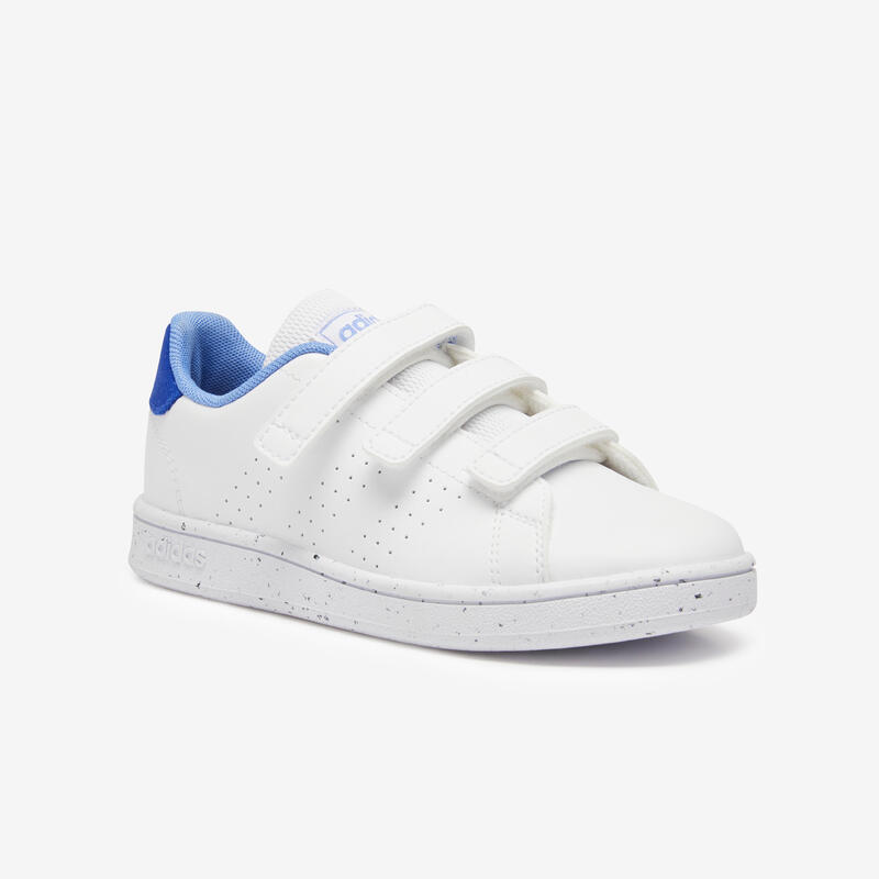 Scarpe da ginnastica Adidas bambino ADVANTAGE strap bianco-azzurro dal 28 al 34