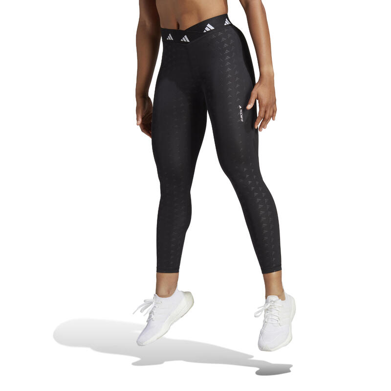 Reina Colector autor Leggings Fitness Cardio Adidas Brand Love Mujer Negro | Decathlon