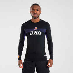 Men's/Women's Basketball Base Layer Jersey UT500 - NBA Los Angeles Lakers/Black