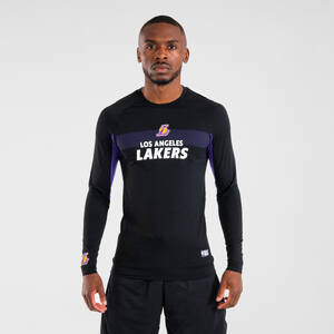 Adidas NBA Basketball Men's Los Angeles Lakers Gametime Shirt - Purple