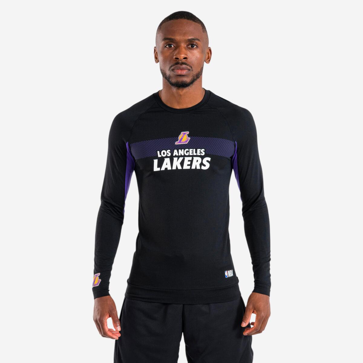 Sous-maillot basketball nba los angeles lakers homme/femme - ut500 noir